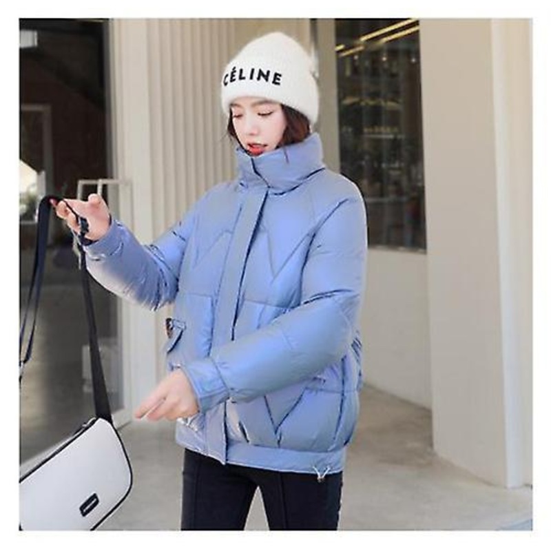 Women's Winter New Arrival Solid Color Warm Jacket Ladies Thickened Loose Hem Elastic Drawstring Down Jacket