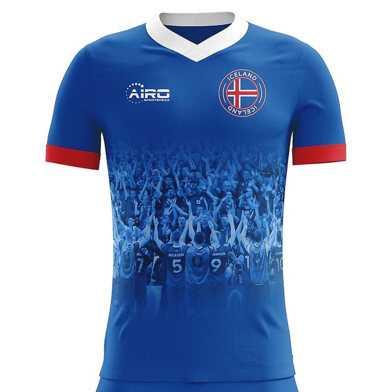 2025-2026 Iceland Supporters Home Concept Football Shirt - Womens