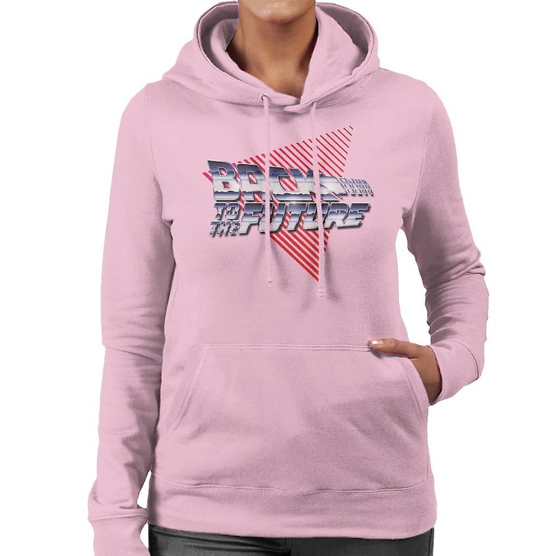 Back to the Future Red Strips Women's Hooded Sweatshirt