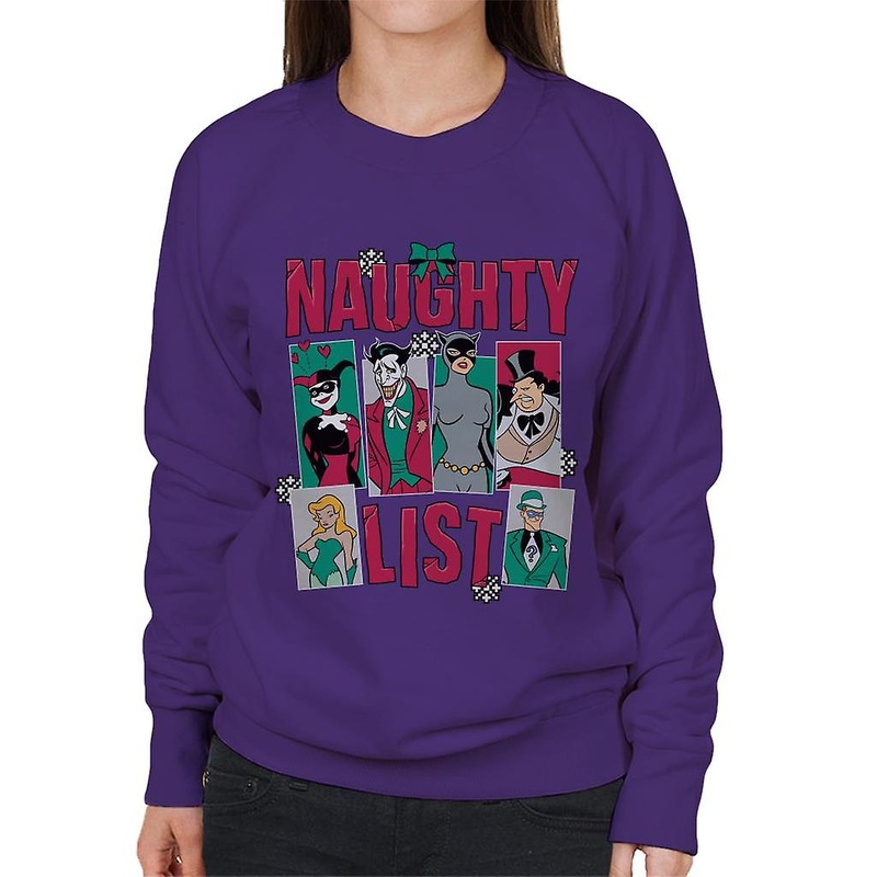 Batman Christmas Naughty List Women's Sweatshirt
