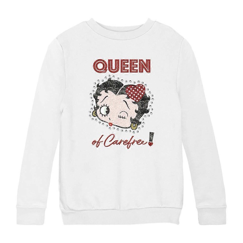 Betty Boop Queen Of Carefree! Kid's Sweatshirt