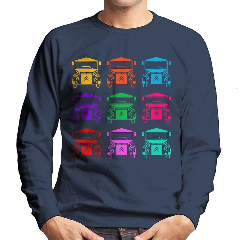 Citroen Vintage Type H Van Colour Pattern Men's Sweatshirt