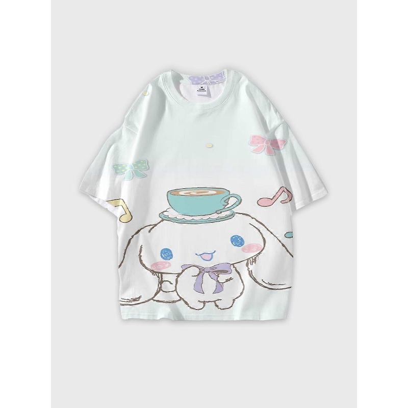 T-shirt short sleeve round neck summer casual loose E2481