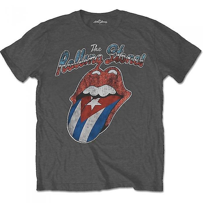 The Rolling Stones Unisex Adult Rocks Off Cuba T-Shirt
