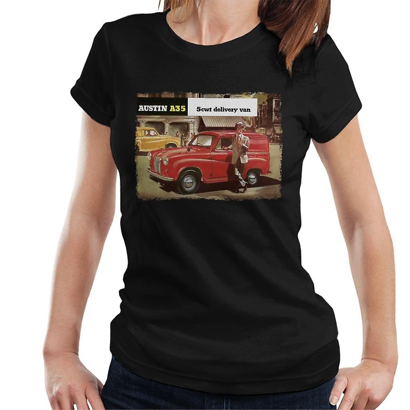 Austin A35 5cwt Delivery Van British Motor Heritage Women's T-Shirt