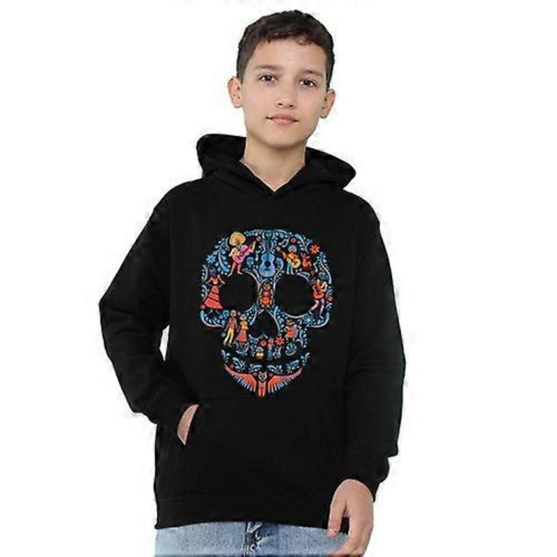 Coco Childrens/Kids Day Of The Dead Skull Rivera Family Hoodie