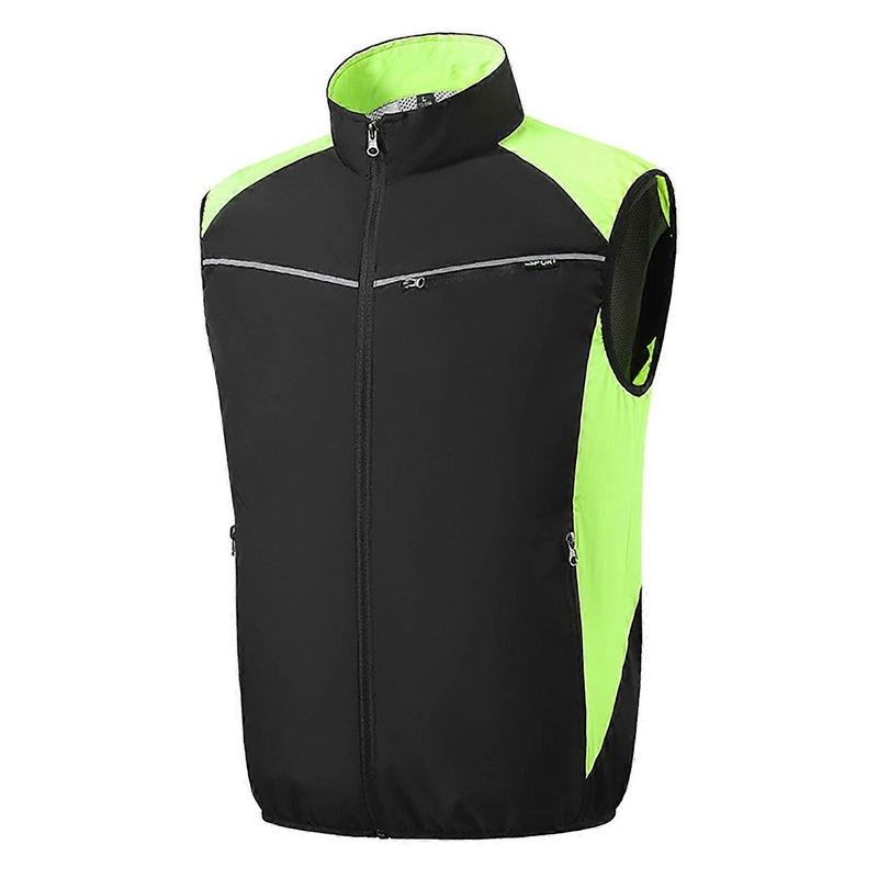 Men's Cooling Vest Lightweight Outdoor Ice Vest with Fans Black