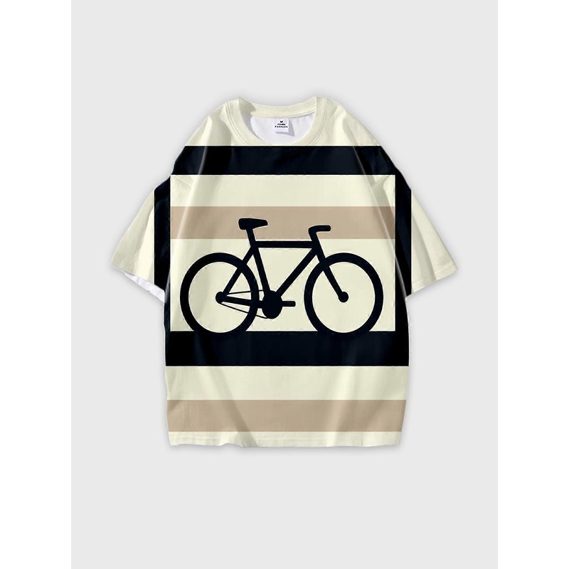 T-Shirt Short Sleeve Round Neck, Summer Casual Loose Graphic Tee, Unisex Pattern U2000