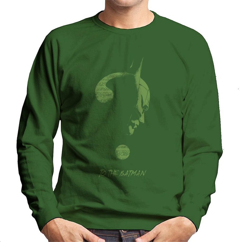 The Batman Riddler Question Mark Men's Sweatshirt