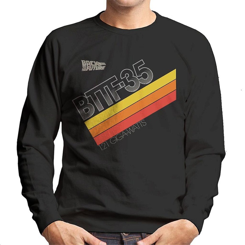 Back to the Future 35th Anniversary 121 Gigawatts Men's Sweatshirt