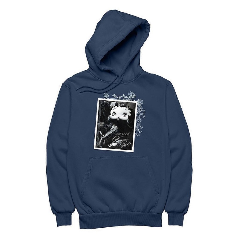 Betty Boop Reclining Glamour Girl Men's Hooded Sweatshirt