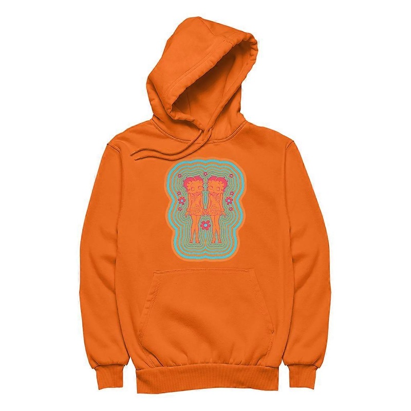 Betty Playlist Psychedelic 60s Men's Hooded Sweatshirt