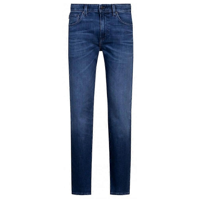 Men's Hugo Boss Casual Hugo Boss Men's Blue Regular Fit Maine Denim Jeans