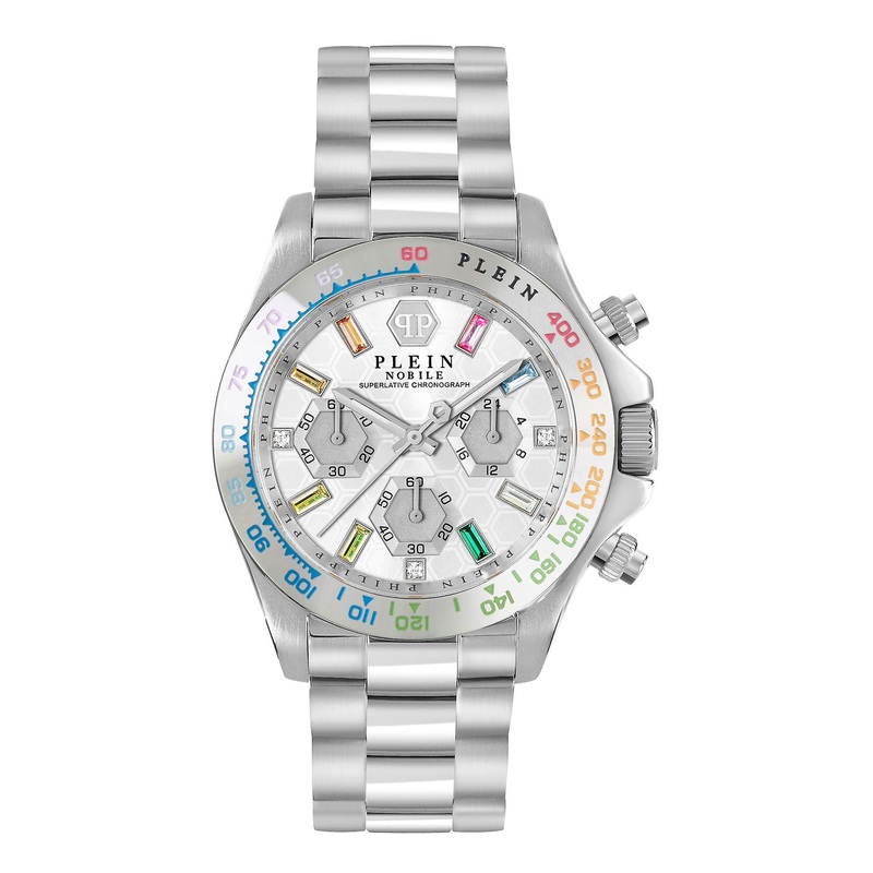 Philipp Plein Ladies Watch Analog Quartz Chrono NOBILE LADY PWSBA0123 Stainless Steel