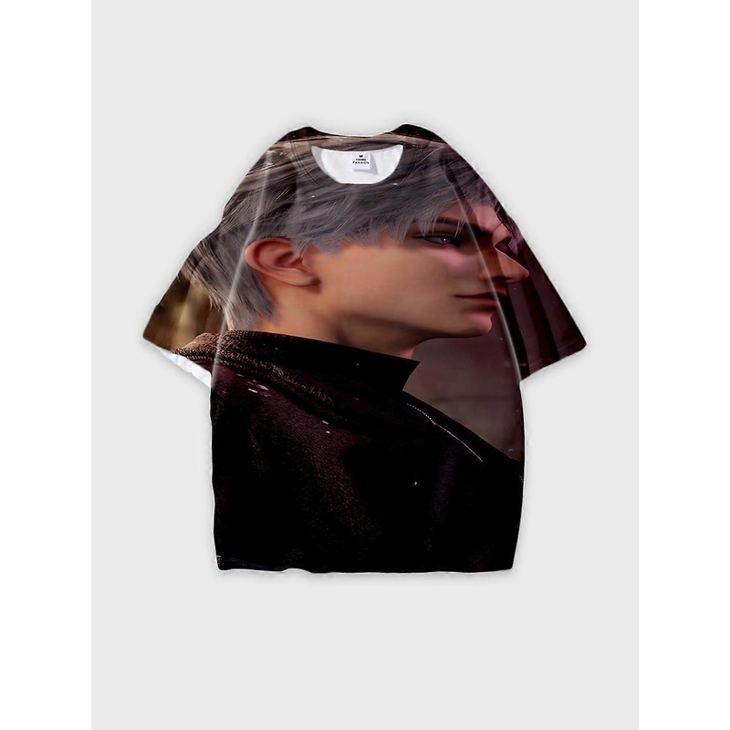 T-shirt round neck cartoon loose short sleeve JW3105
