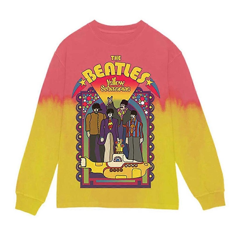 The Beatles Yellow Submarine Band Frame Long Sleeve T Shirt