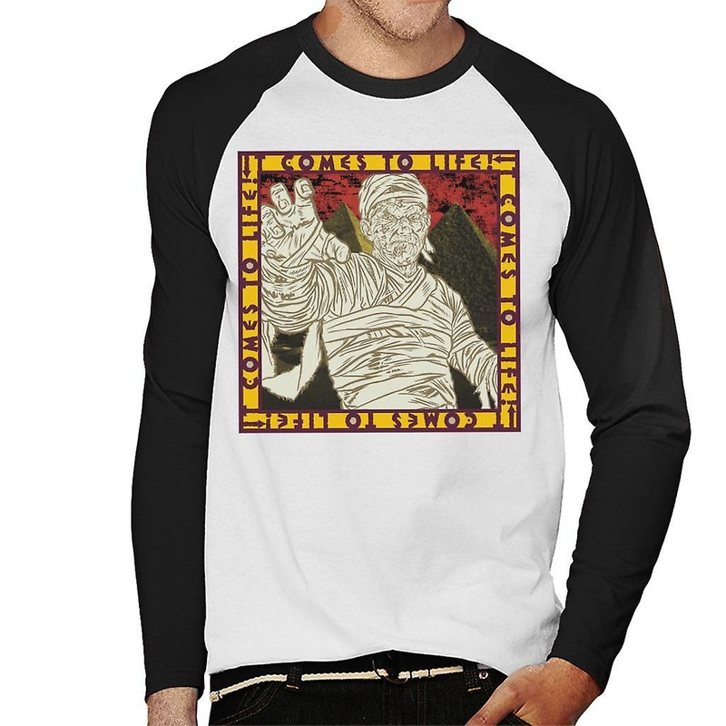 The Mummy It Comes To Life Men's Baseball Long Sleeved T-Shirt