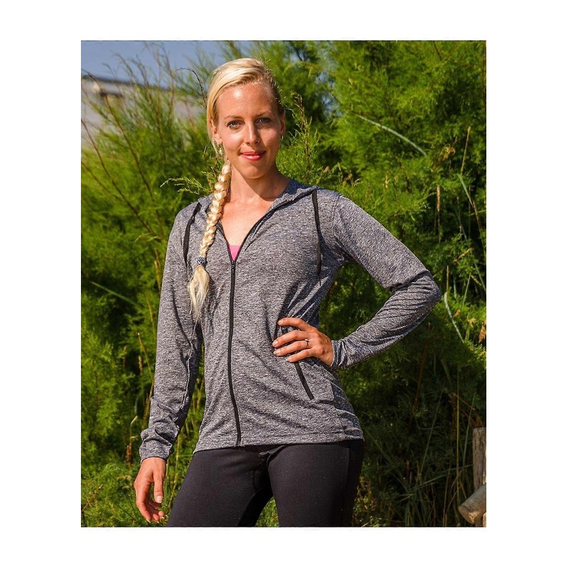 Women's Spiro Womens Hooded T-Shirt Jacket S277F
