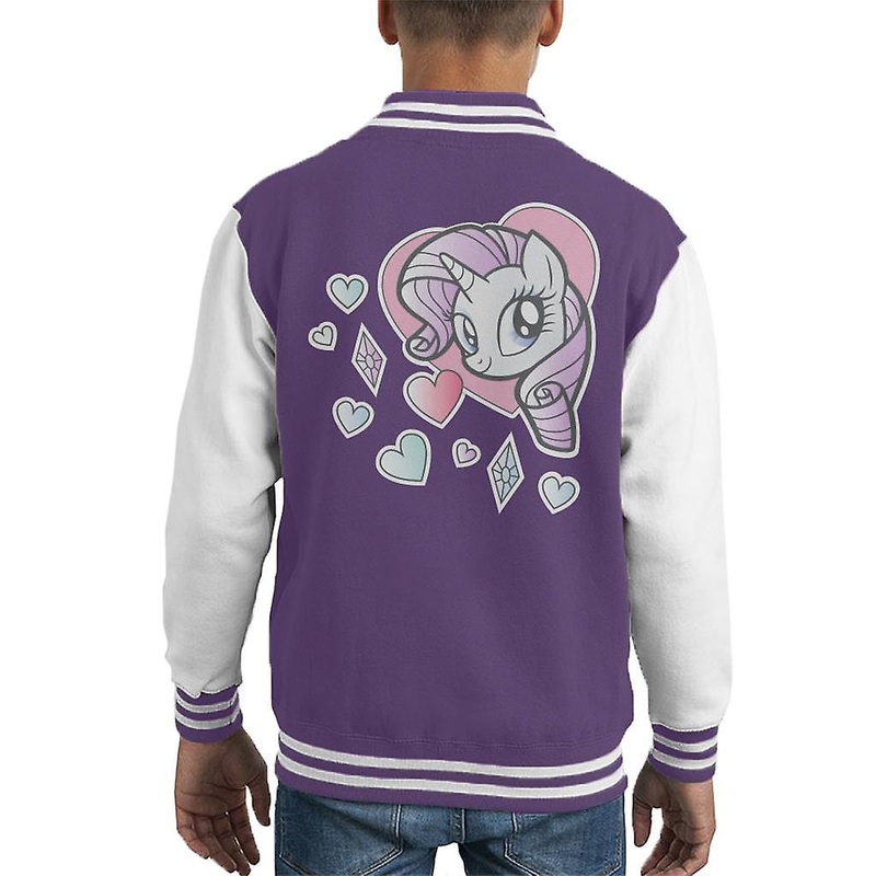My Little Pony Rarity Heart Kid's Varsity Jacket