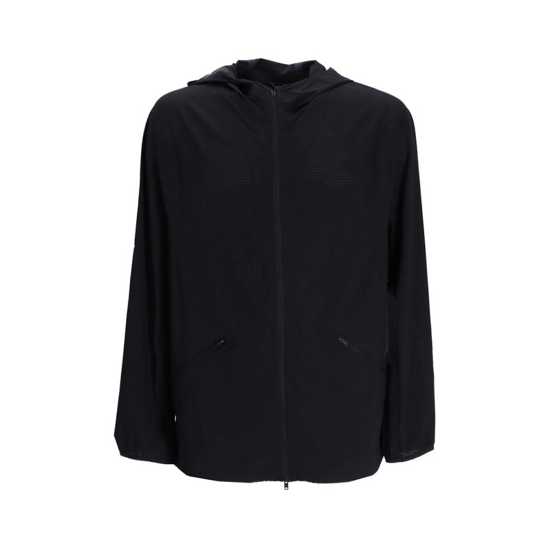 Running Logo Ripstop Hooded Jacket
