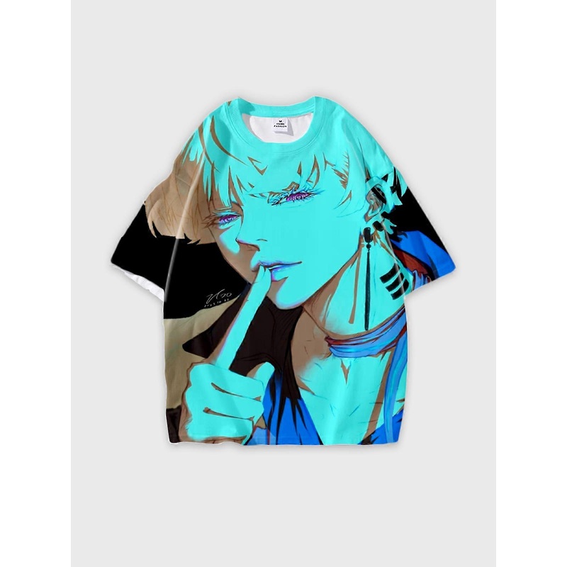 T-Shirt Round Neck, Loose Short Sleeve Paradox Live THE ANIMATION Graphic Tee, Unisex Summer Casual Top V1839