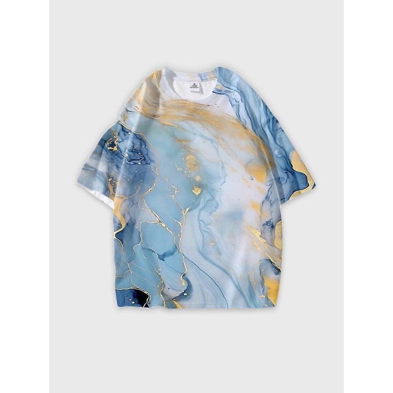 T-shirt round neck Pattern loose short sleeve JW739