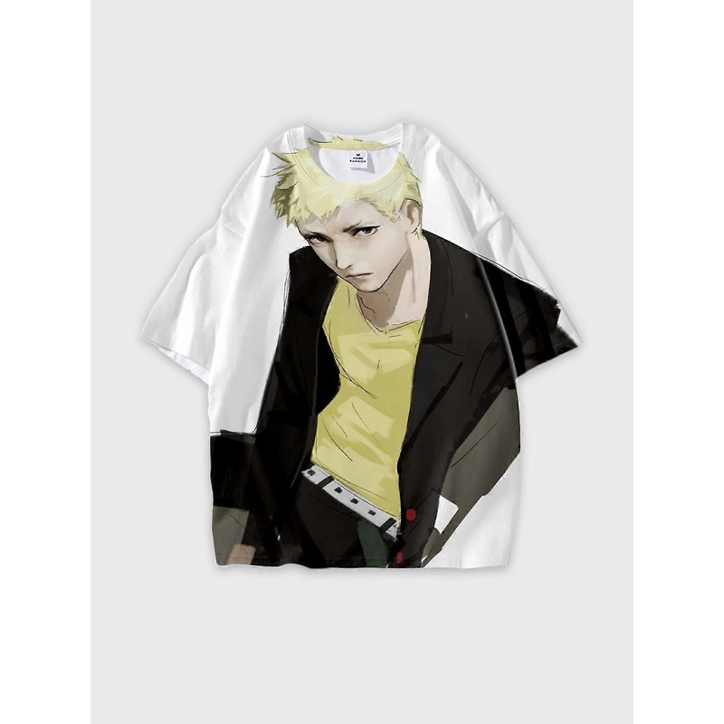 T-Shirt Short Sleeve Round Neck, Summer Casual Loose Graphic Tee, Unisex PERSONA V1895