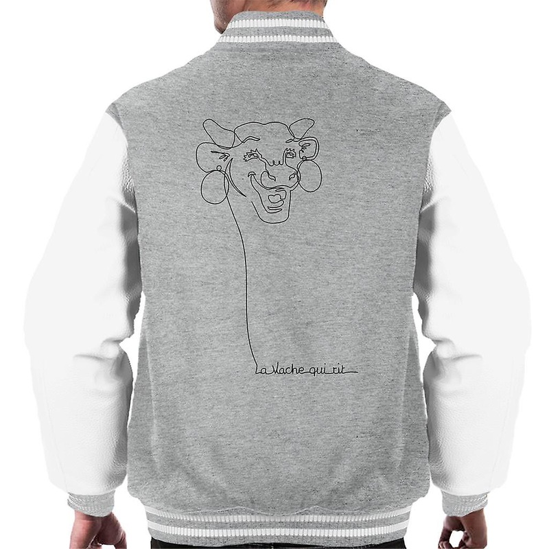 The Laughing Cow Handwritten Outline Men's Varsity Jacket
