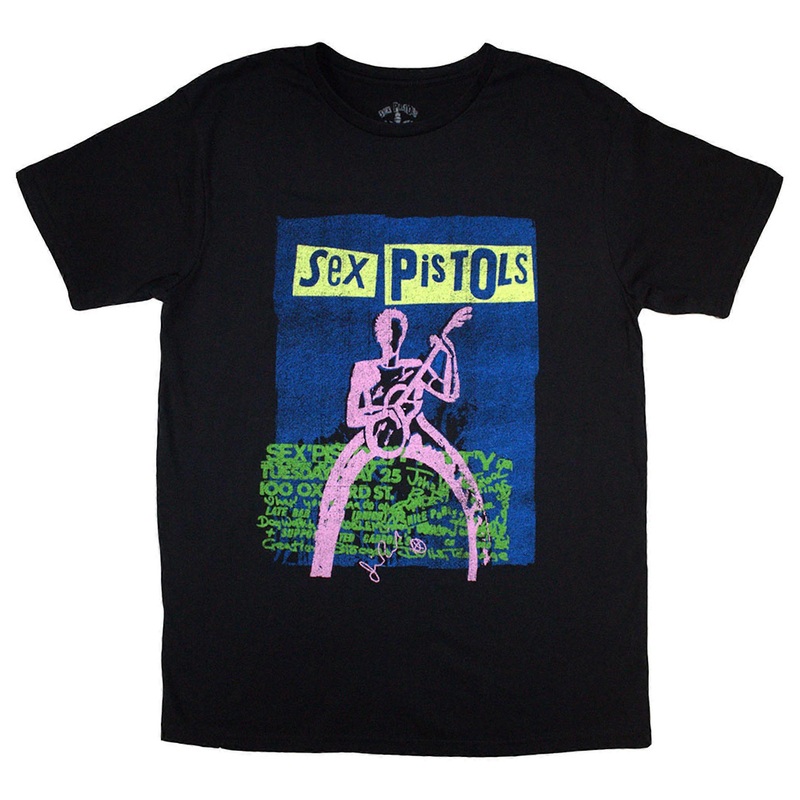 The Sex Pistols Guitar Cartoon T Shirt