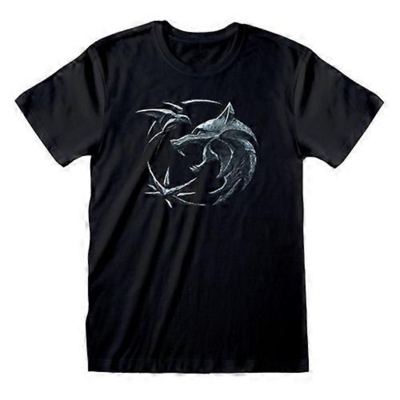 The Witcher Unisex Adult Emblem T-Shirt