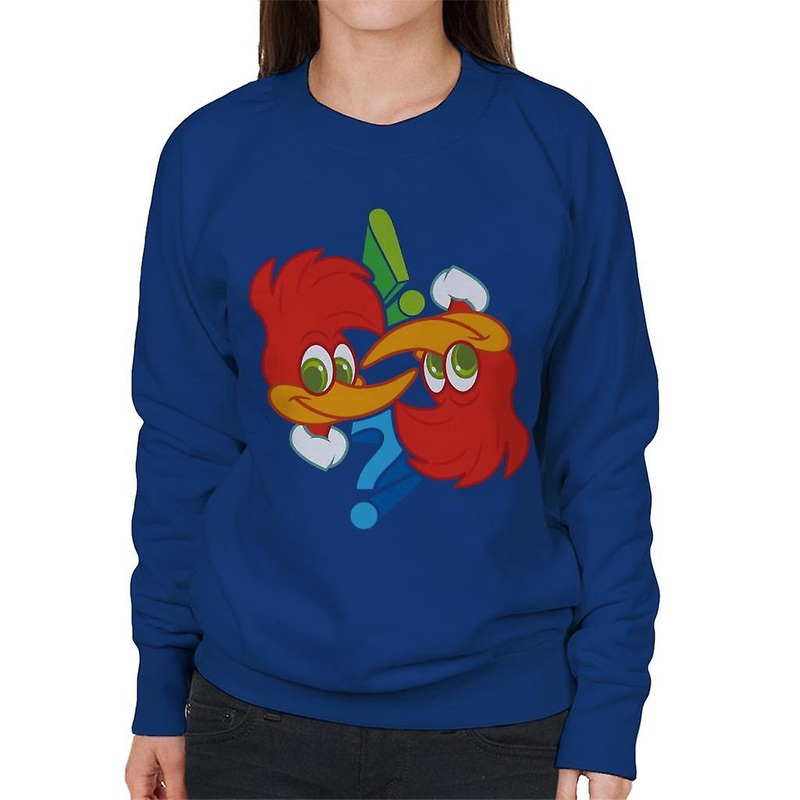 Woody Woodpecker Winnie Question Mark Women's Sweatshirt