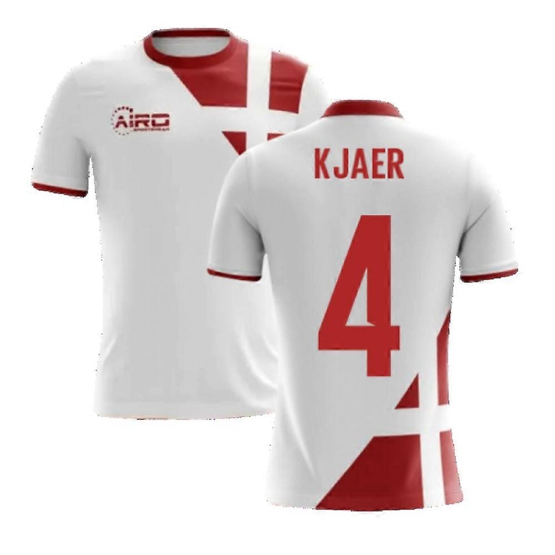 2025-2026 Denmark Away Concept Football Shirt (Kjaer 4) - Kids