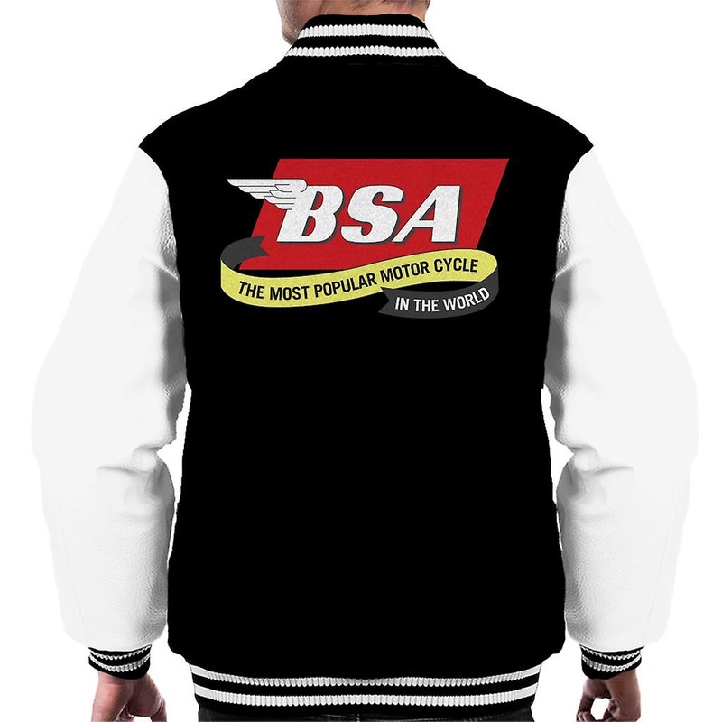 BSA The Most Popular Motorcycle In The World Men's Varsity Jacket