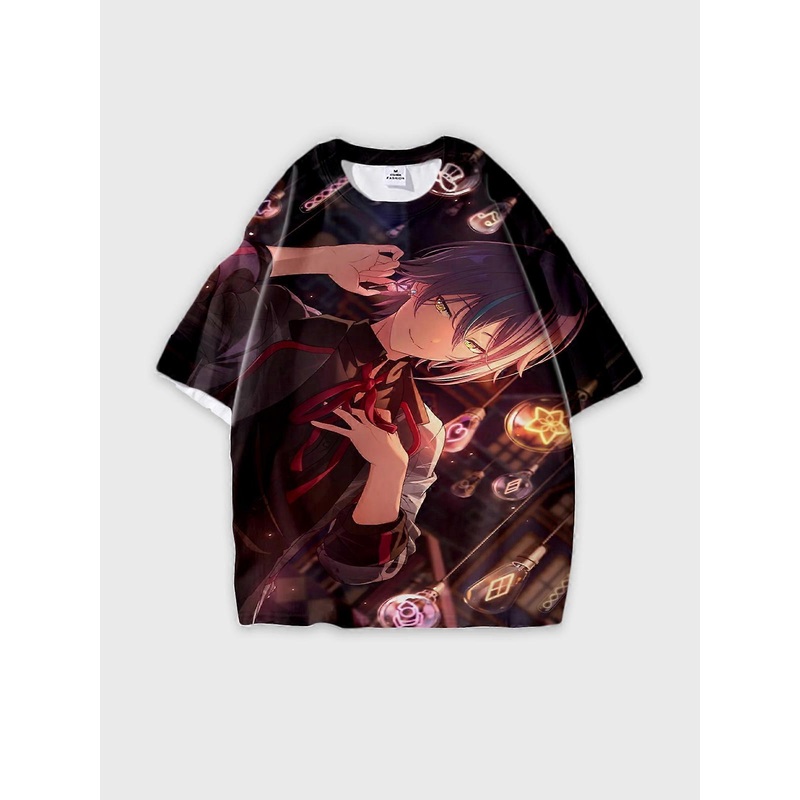 T-Shirt Short Sleeve Round Neck, Summer Casual Loose Graphic Tee, Unisex Paradox Live THE ANIMATION V1331