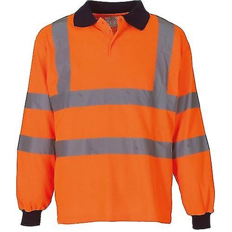 Yoko Ladies/Womens Hi-Vis Long Sleeve Polo Shirt (Pack of 2)