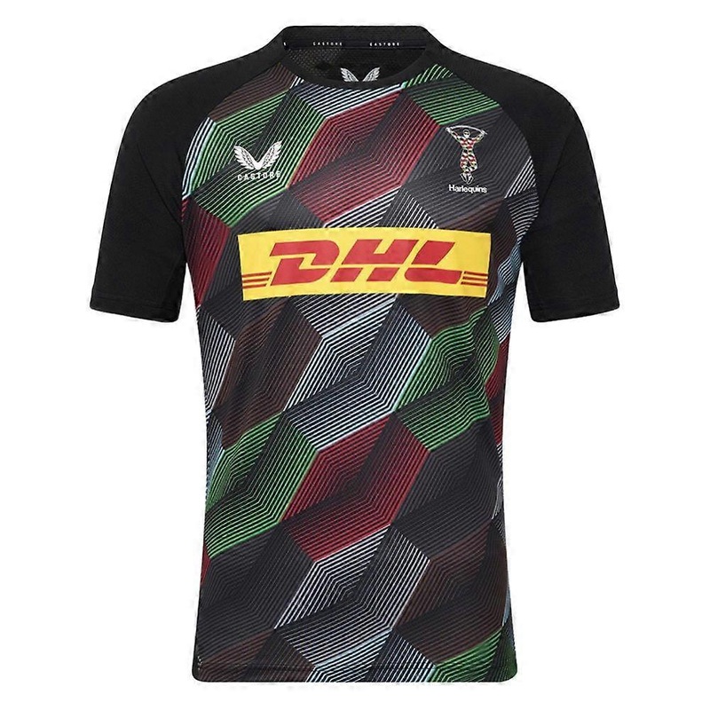 2025-2026 Harlequins Rugby Pre Match Tee (Caviar)