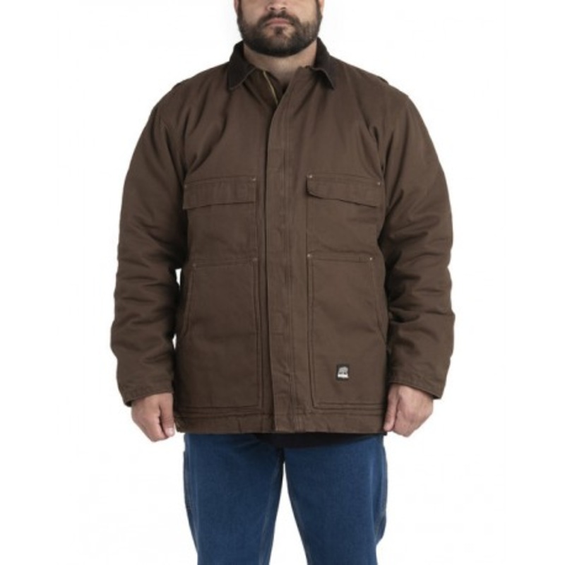 Berne CH377 Men's Highland Washed Chore Jacket | Berne Apparel CH377