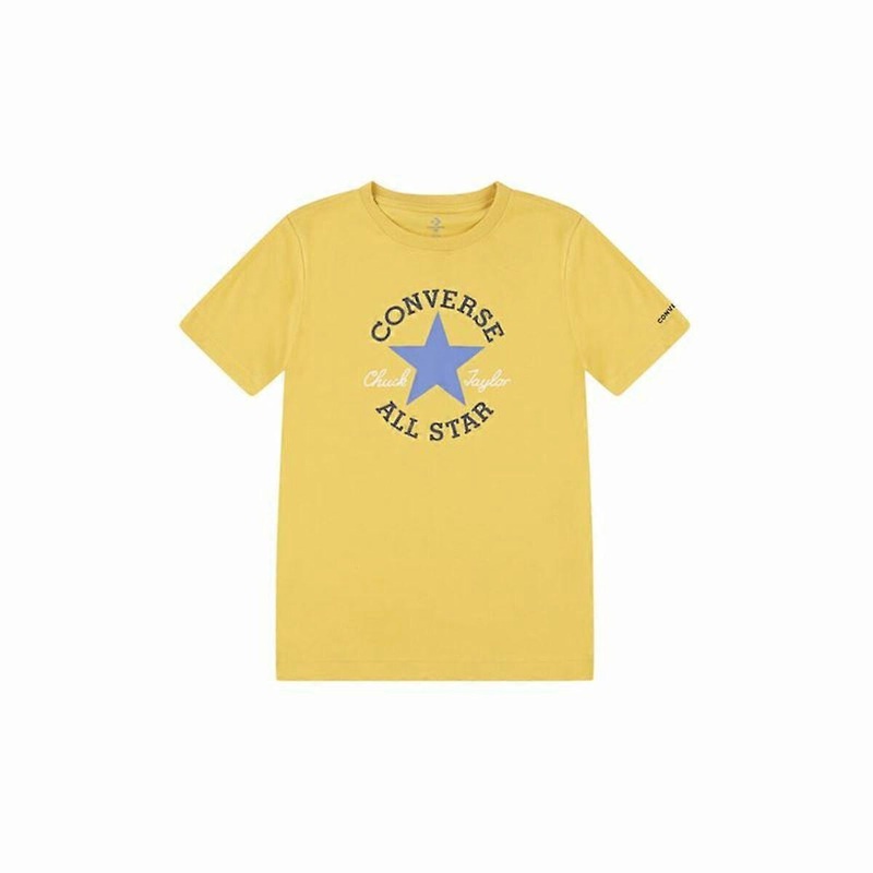 Child's Short Sleeve T-Shirt Converse Cnvb Dissected Chuck Patch Ss Golden 12-13 Years