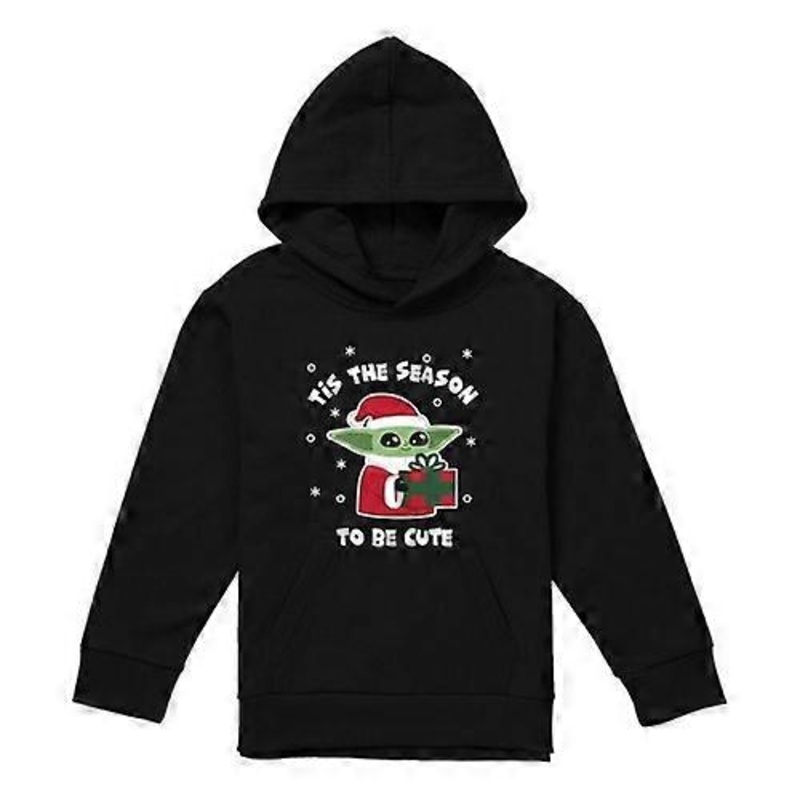 Star Wars The Mandalorian Childrens/Kids Tis The Christmas Season Grogu Hoodie