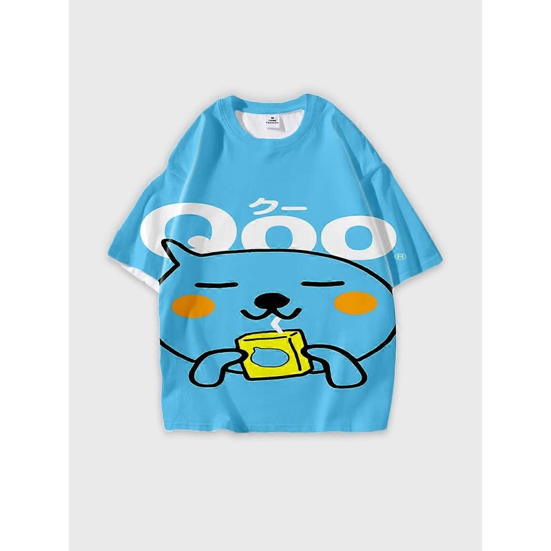 T-shirt round neck Cartoon Pattern loose short sleeve JW3503