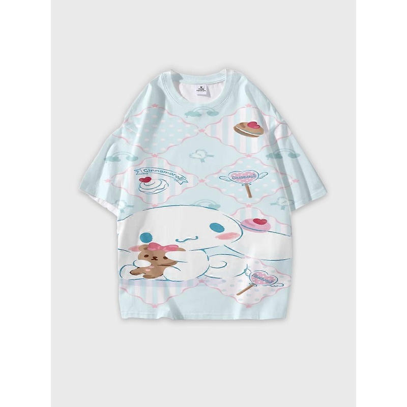 T-shirt short sleeve round neck summer casual loose E1500