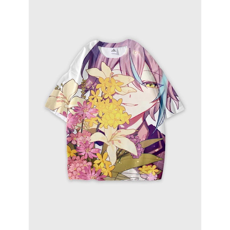 T-Shirt Short Sleeve Round Neck, Summer Casual Loose Graphic Tee, Unisex Paradox Live THE ANIMATION V4109