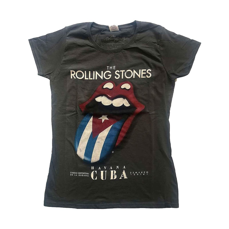 The Rolling Stones Havana Cuba Skinny T Shirt