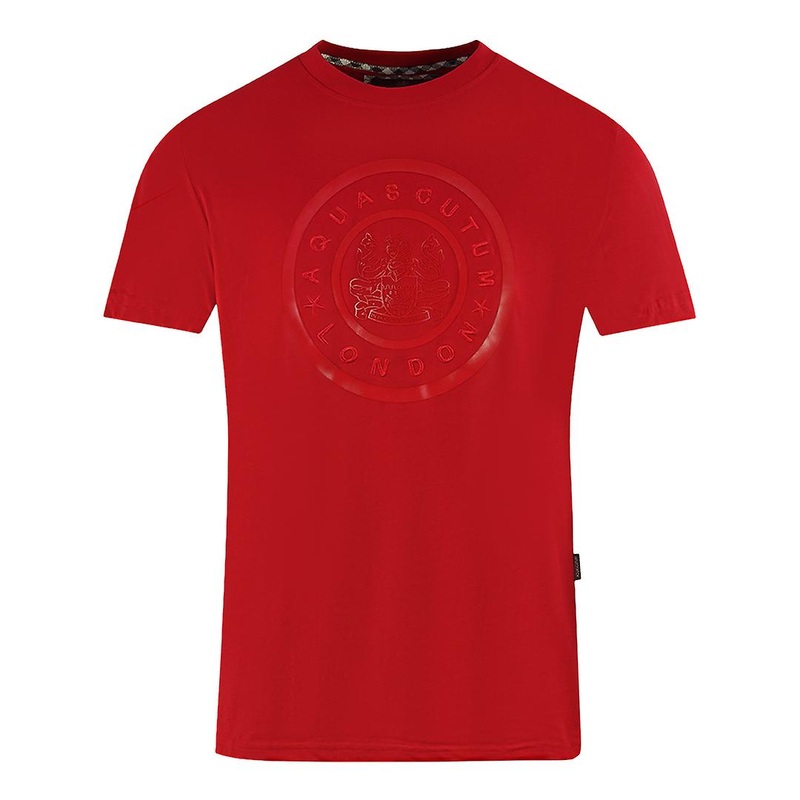Aquascutum London Circle Logo Red T-Shirt