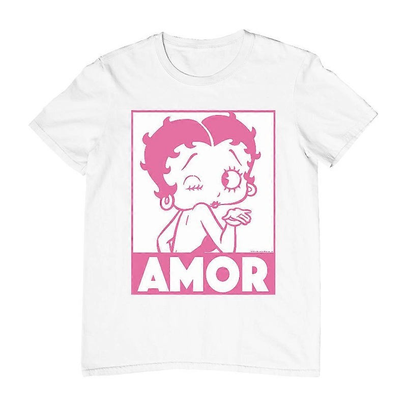 Betty Boop Amor Wink Kiss Men's T-Shirt
