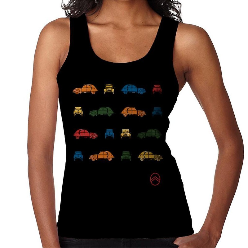 Citroen 2CV Pop Art Pattern Women's Vest