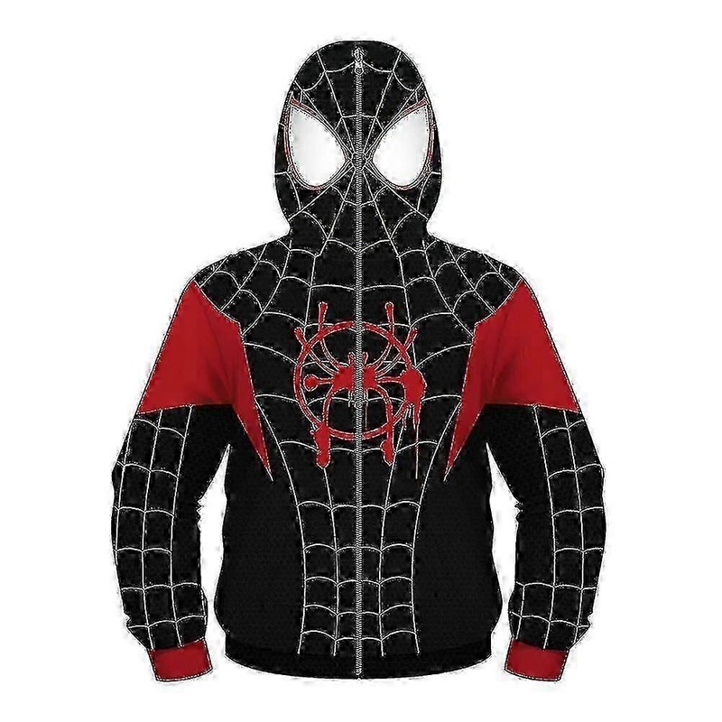 Kids Boy Spider-man Hoodies Hooded Zip Coat Jacket Top Outwear Fans Gift