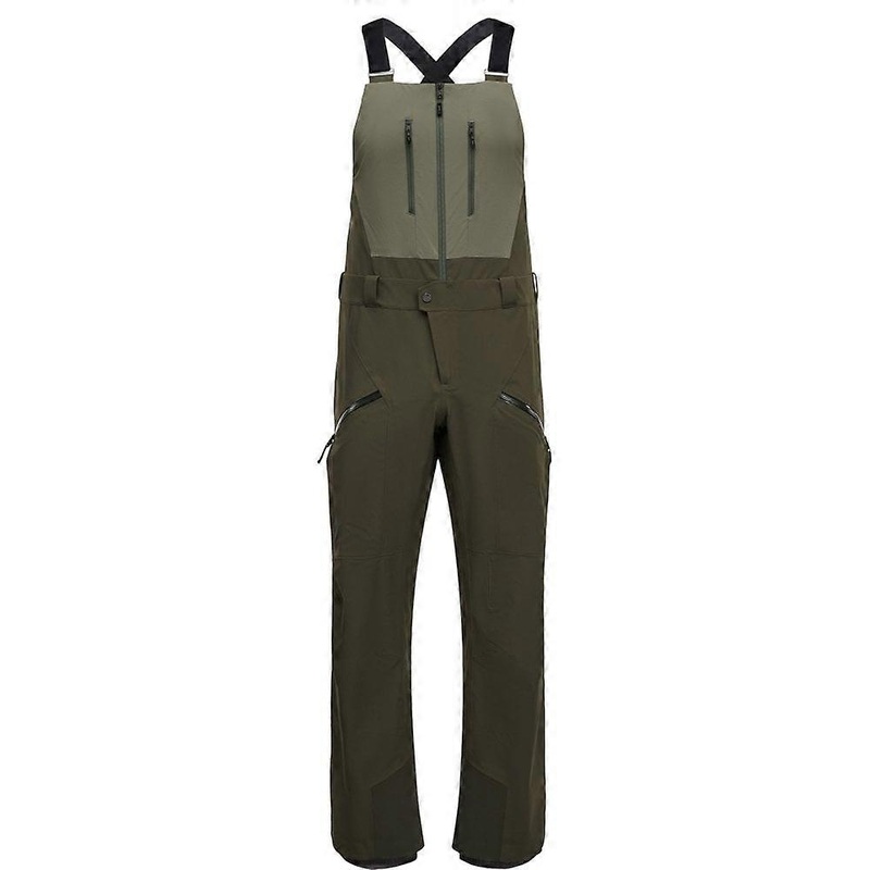Men's Black Diamond Mens Recon Stretch Bibs / Tundra/Dark Moss / M