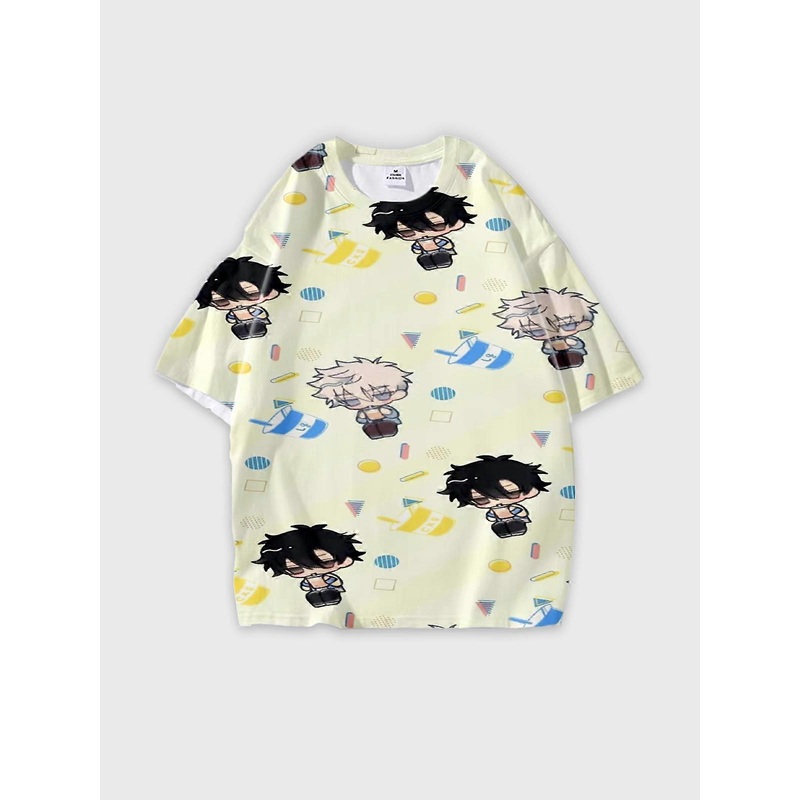 T-Shirt Round Neck, Loose Short Sleeve Link Click Graphic Tee, Unisex Summer Casual Top W1094