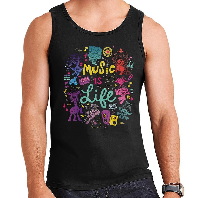 Trolls World Tour Music Is Life Montage Men's Vest